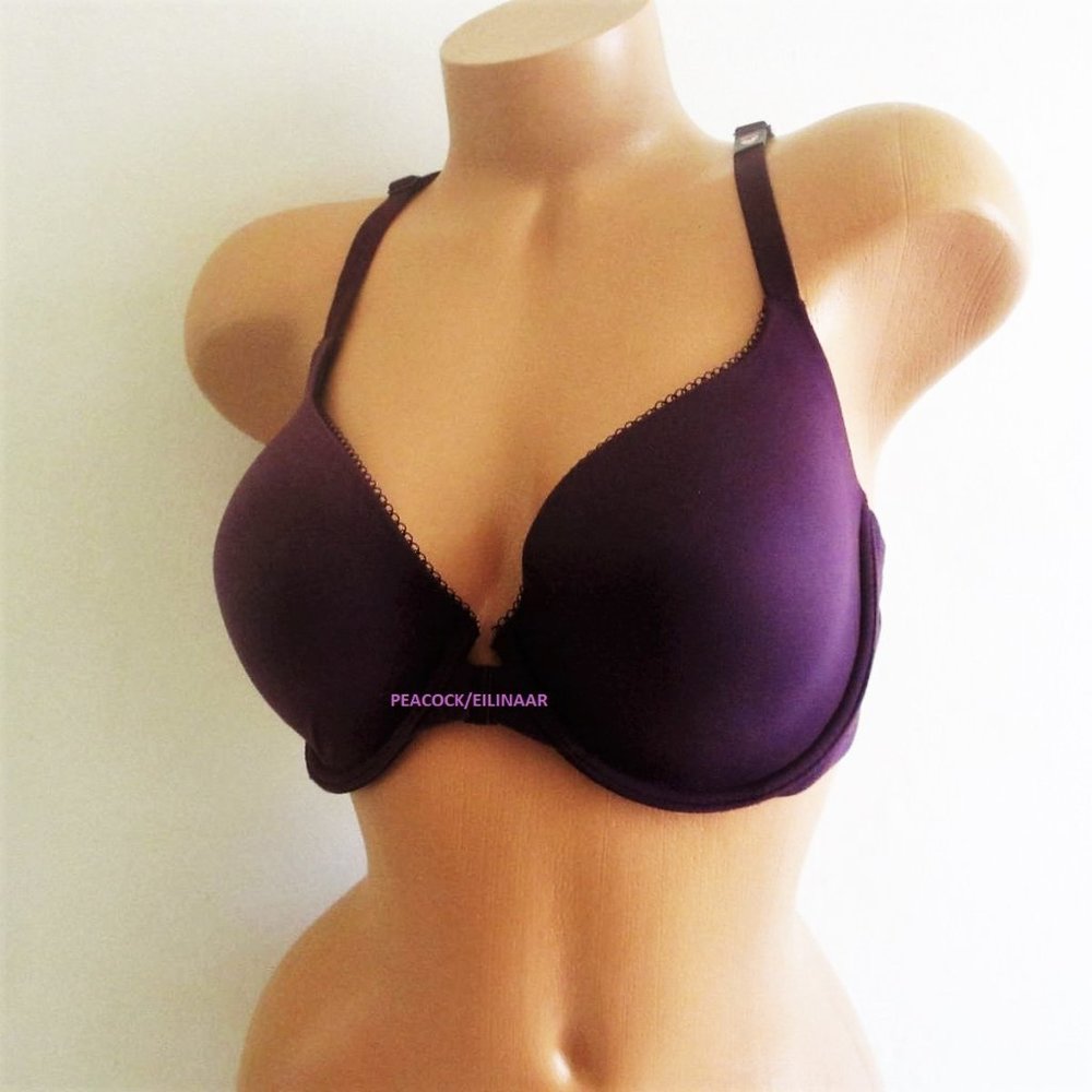 Victorias Secret Body by Victoria Lined Demi Bra 32DD Front Close Racerback